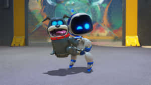 Astro Bot Adventure Gameplay Wallpaper