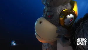 Astro Bot Adventure Gameplay Wallpaper