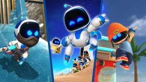Astro Bot Adventure Gameplay Wallpaper