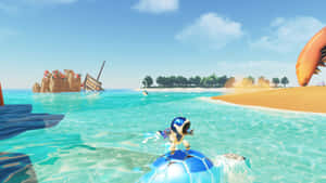 Astro Bot Island Adventure Wallpaper