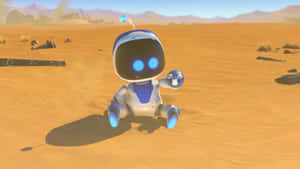 Astro Bot On Mars Wallpaper