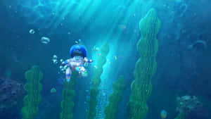 Astro Bot Underwater Adventure Wallpaper