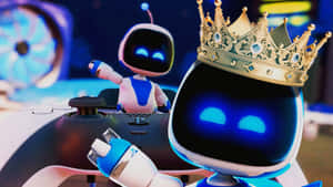 Astro Playroom Robot King Wallpaper