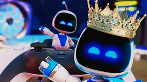 Astro Playroom Robot King Wallpaper