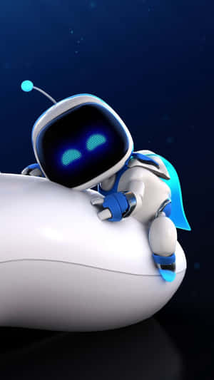 Astro Robot Character Closeup Wallpaper