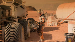 Astronaut_on_ Mars_ Expedition Wallpaper