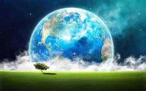 Astronomical Beauty Of Earth Wallpaper