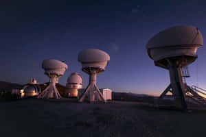 Astronomical Observatory At Twilight Wallpaper