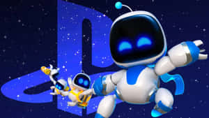 Astros Playroom Characters Wallpaper