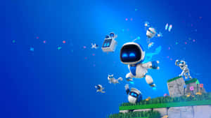 Astros Playroom Characters Wallpaper