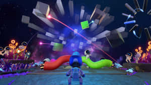 Astros Playroom Laser Puzzle Wallpaper