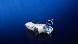 Astros Playroom Robot And Controller Wallpaper
