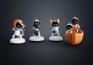 Astros Playroom Robot Figures Wallpaper