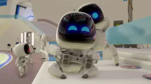 Astros Playroom Robots Wallpaper