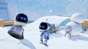 Astros Playroom Snowy Adventure Wallpaper