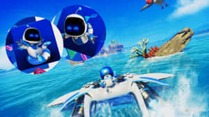 Astros Playroom Underwater Adventure Wallpaper