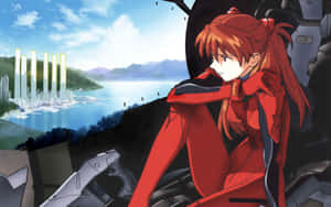 Asuka Langley Soryu In Battle Mode Wallpaper