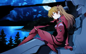 Asuka Langley Soryu In Battle Mode Wallpaper