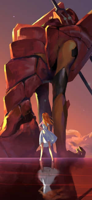 Asuka Langley Soryu Neon Genesis Evangelion Iphone Wallpaper