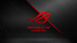 Asus Rog 4k Gaming Red Logo Wallpaper