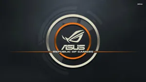 Asus Rog Logo Inside Circle Wallpaper