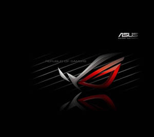 Asus Rog On Beams Background Wallpaper