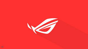 Asus Rog Symbol Red Background Wallpaper