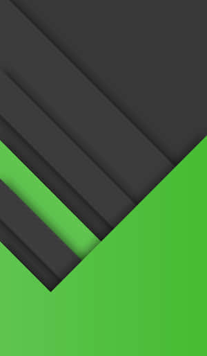 Asymmetrical Green Phone Wallpaper