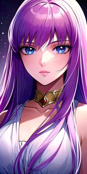 Athena Saori Kido Anime Portrait Wallpaper