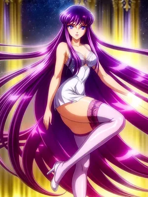 Athena Saori Kido Anime Portrait Wallpaper