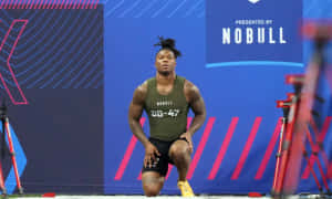 Athlete Preparationat Sports Event Wallpaper