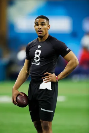 Athlete Quarterback Training Session Wallpaper