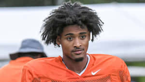 Athletein Orange Jersey Wallpaper