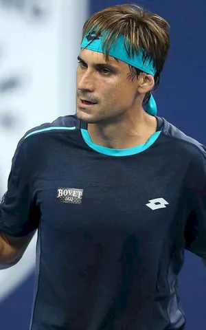 Athletic Determination – Professional Tennis Player David Ferrer Wallpaper