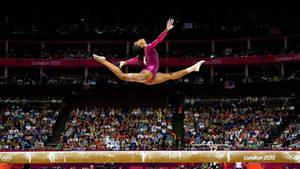 Athletic Gymnast Gabby Douglas Wallpaper