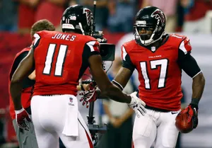 Atlanta Falcons Players Celebrating Wallpaper