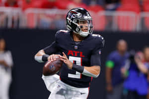 Atlanta Falcons Quarterback Action Shot Wallpaper