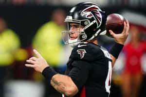 Atlanta Falcons Quarterback Action Shot Wallpaper