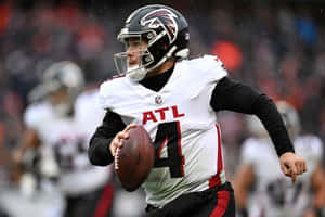 Atlanta Falcons Quarterback Action Shot Wallpaper