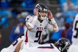 Atlanta Falcons Quarterback Snow Game Wallpaper