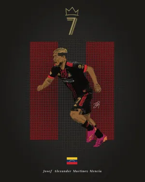 Atlanta United Fc Josef Martinez Digital Art Wallpaper