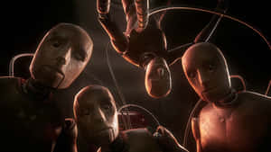 Atomic Heart Robotic Faces Wallpaper