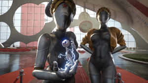 Atomic Heart Robotic Hostesses Wallpaper