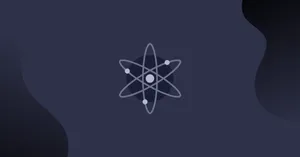Atomic Symbol On A Dark Background Wallpaper