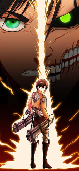 Attack On Titan Anime Human And Giant Wallpaper