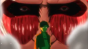 Attack On Titan Characters Eren Colossal Wallpaper