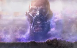 Attack On Titan Pc Colossal Titan Closeup Wallpaper