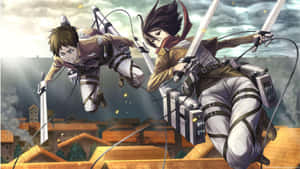Attack On Titan Video Game In Action Wallpaper