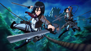 Attackon Titan Aerial Combat Wallpaper