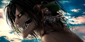 Attackon Titan Characterand Titan Wallpaper